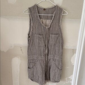 Free people Striped jumpsuit